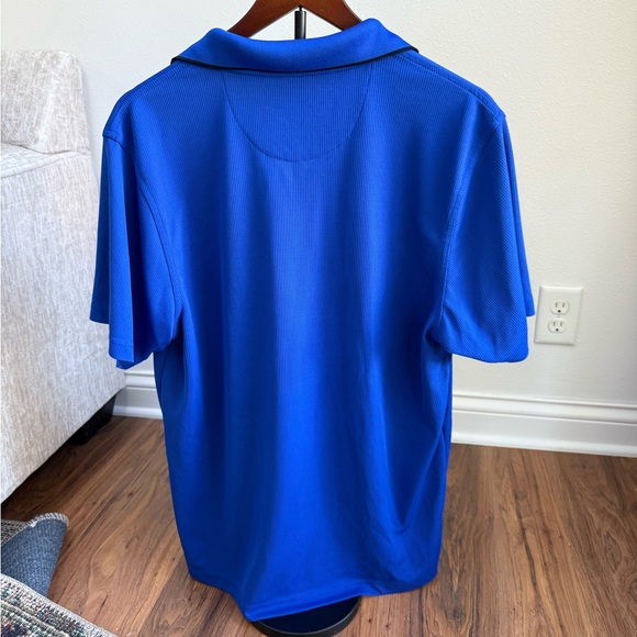 PGA TOUR Men's Blue Golf Polo Shirt Size Large Performance Athletic‎ Fit - Picture 2 of 3